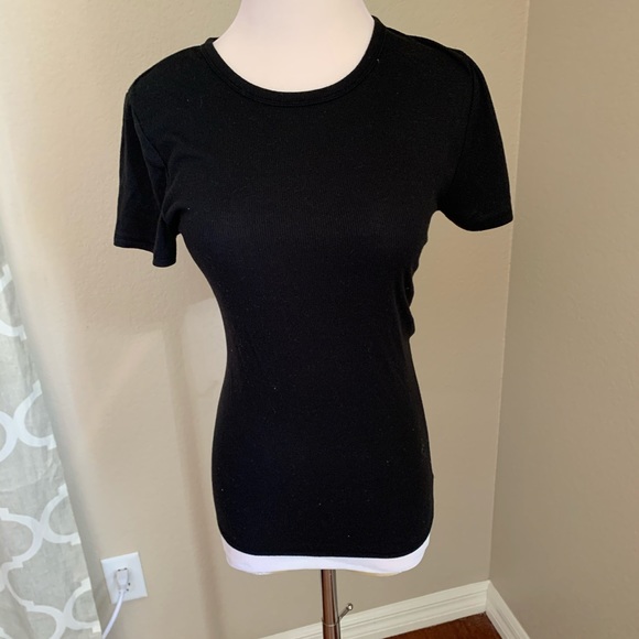 PINK Victoria's Secret Tops - 🔥🔥🔥Pink VS ribbed shirt 👚 size Small